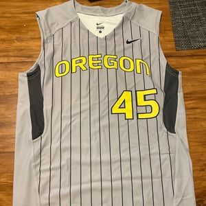 Nike Men's L University of Oregon Ducks Official Team Jersey